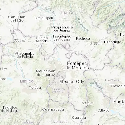 Map showing location of Santa Ana Nextlalpan (19.741710, -99.074960)