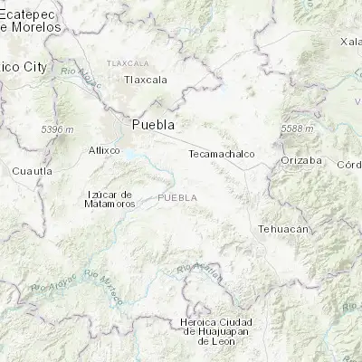 Map showing location of Santa Clara Huitziltepec (18.768900, -97.881170)