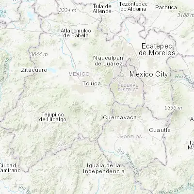 Map showing location of Santa Cruz Atizapán (19.176920, -99.488520)