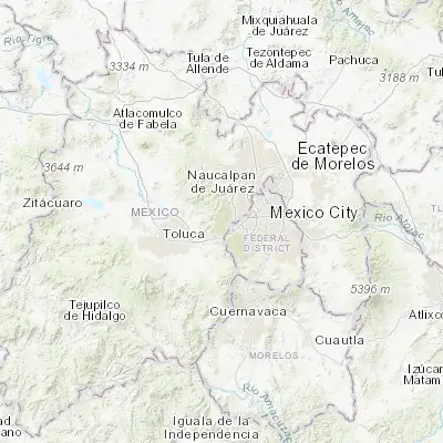 Map showing location of Santa Cruz Ayotuxco (19.382730, -99.371920)