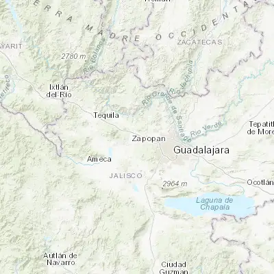 Map showing location of Santa Cruz del Astillero (20.746610, -103.642810)