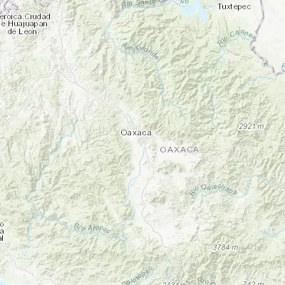 Map showing location of Santa Cruz Xoxocotlán (17.029580, -96.735180)