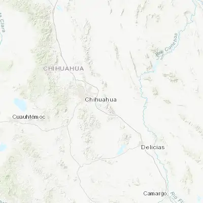 Map showing location of Santa Eulalia (28.594500, -105.887960)