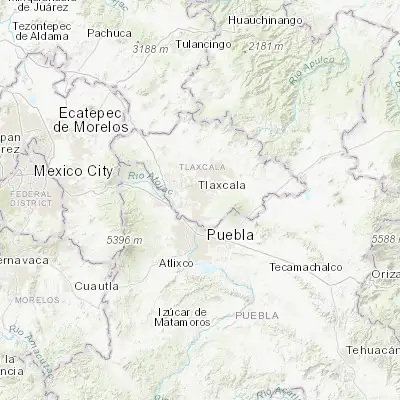 Map showing location of Santa Isabel Xiloxoxtla (19.267860, -98.213990)