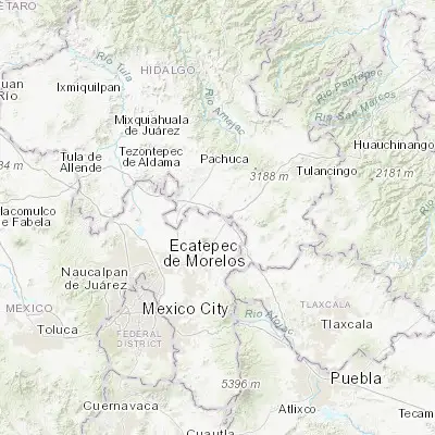 Map showing location of Santa María Actipac (19.855470, -98.745610)