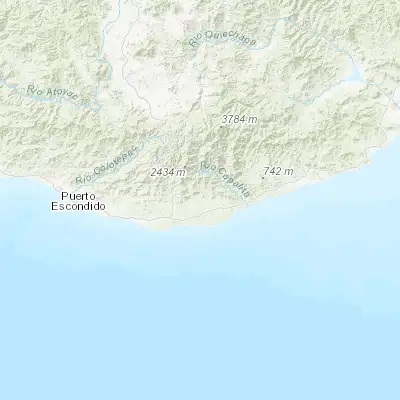 Map showing location of Santa María Huatulco (15.832670, -96.320630)
