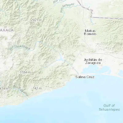 Map showing location of Santa María Jalapa del Marqués (16.440270, -95.444540)