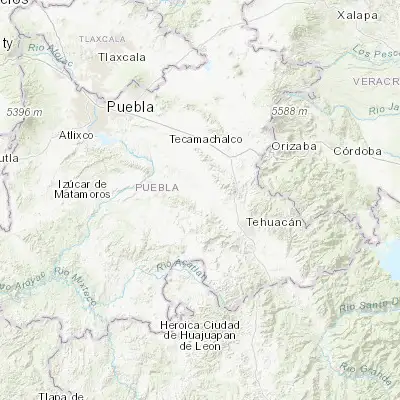 Map showing location of Santa María la Alta (18.599820, -97.658090)