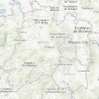 Map showing location of Santa María la Asunción (19.267500, -99.552500)