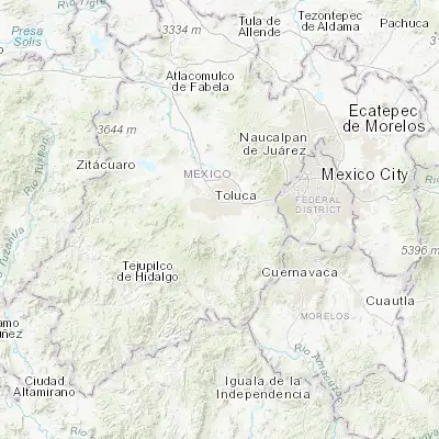 Map showing location of Santa María Nativitas (19.211390, -99.629440)
