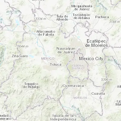 Map showing location of Santa María Tlalmimilolpan (19.391300, -99.470880)