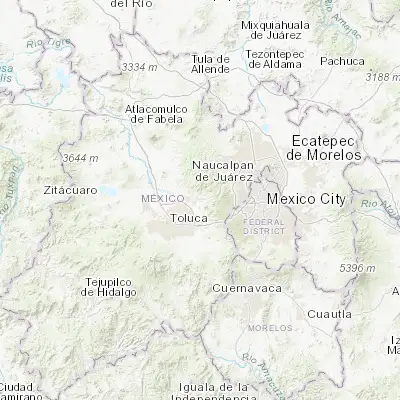 Map showing location of Santa María Zolotepec (19.417280, -99.493270)
