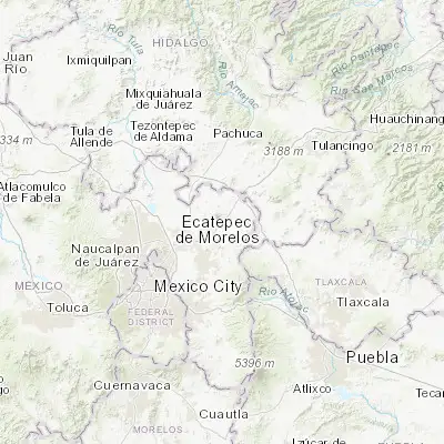 Map showing location of Santiago Tolman (19.727810, -98.790110)