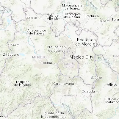 Map showing location of Santiago Yancuitlalpan (19.384040, -99.304710)