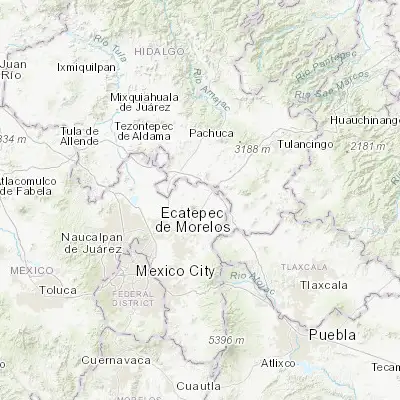 Map showing location of Santo Domingo Aztacameca (19.782230, -98.768110)