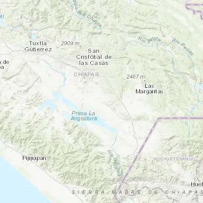 Map showing location of Socoltenango (16.244840, -92.350380)