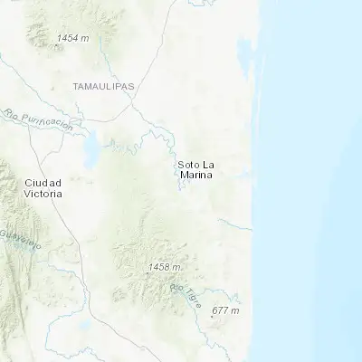Map showing location of Soto la Marina (23.769530, -98.204420)