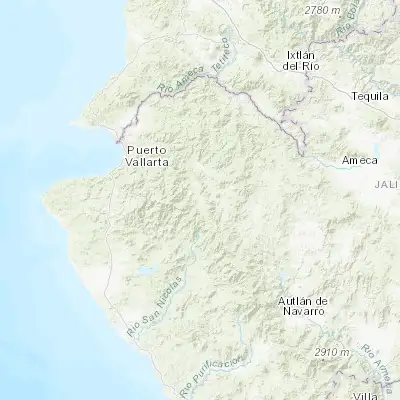 Map showing location of Talpa de Allende (20.380840, -104.822130)