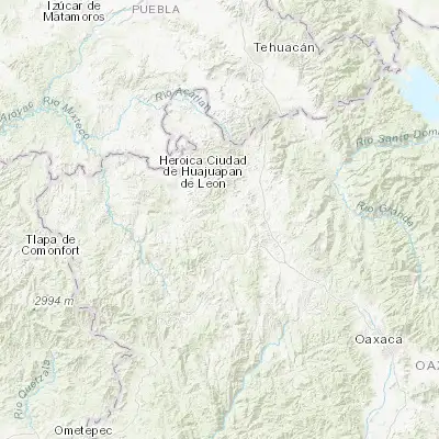 Map showing location of Tamazulapam Villa del Progreso (17.677100, -97.573150)