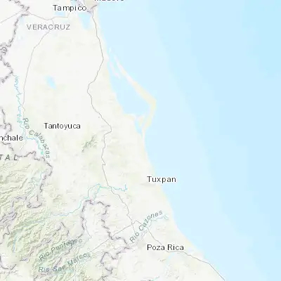Map showing location of Tamiahua (21.278810, -97.446200)