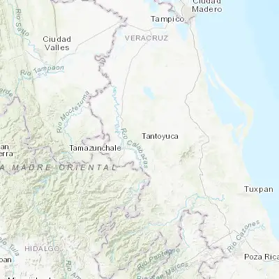 Map showing location of Tantoyuca (21.350640, -98.225700)