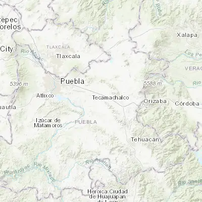 Map showing location of Tecamachalco (18.883520, -97.733440)