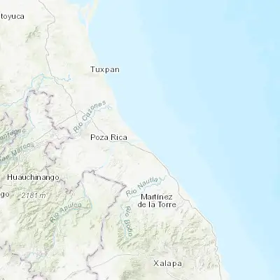Map showing location of Tecolutla (20.480490, -97.013090)