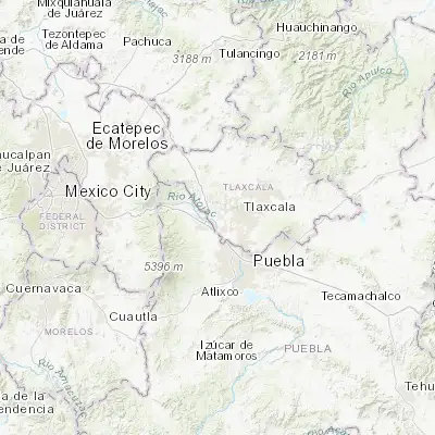 Map showing location of Tecuexcomac (19.293850, -98.347170)