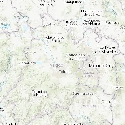 Map showing location of Temoaya (19.467470, -99.594070)