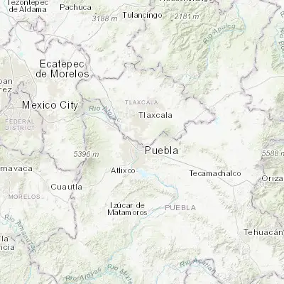 Map showing location of Tenancingo (19.147250, -98.201320)