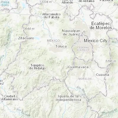 Map showing location of Tenango de Arista (19.104460, -99.589800)