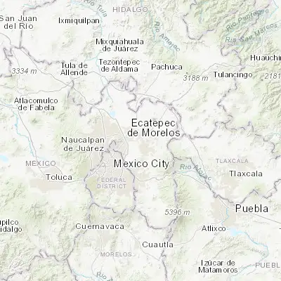 Map showing location of Tezoyuca (19.592830, -98.910840)