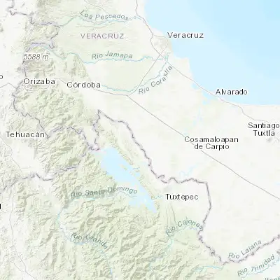 Map showing location of Tierra Blanca (18.447710, -96.359120)