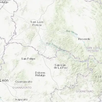 Map showing location of Tierra Nueva (21.669040, -100.572870)