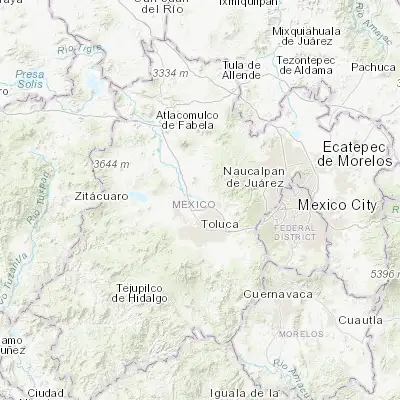 Map showing location of Tlachaloya (19.448460, -99.662250)