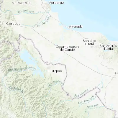 Map showing location of Tlacojalpan (18.230960, -95.946820)