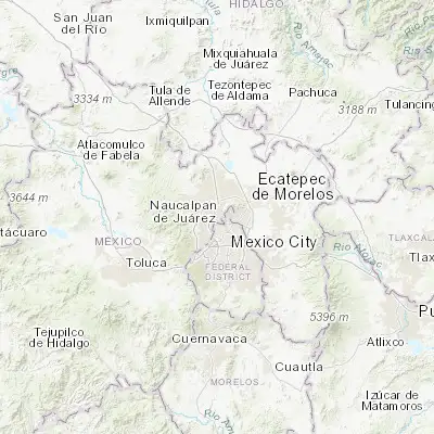 Map showing location of Tlalnepantla (19.540050, -99.195380)