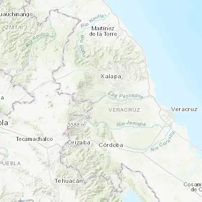 Map showing location of Tlaltetela (19.314210, -96.901050)