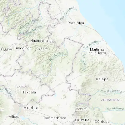 Map showing location of Tlatlauquitepec (19.847650, -97.497180)