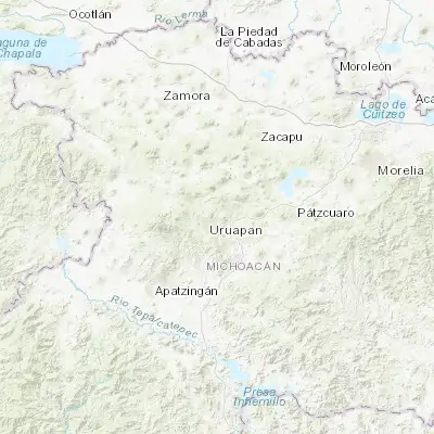 Map showing location of Toreo Bajo (El Toreo Bajo) (19.444720, -102.004440)