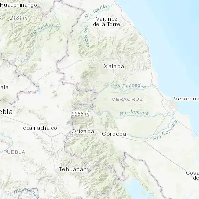 Map showing location of Totutla (19.211690, -96.961180)