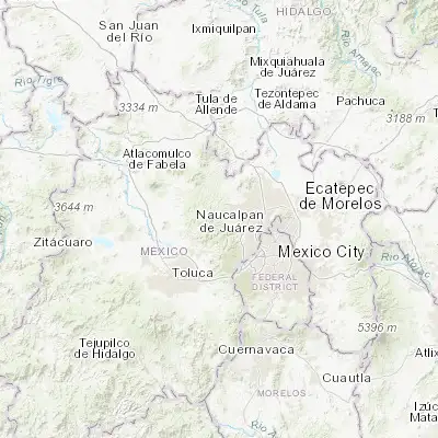 Map showing location of Transfiguración (19.577120, -99.419510)