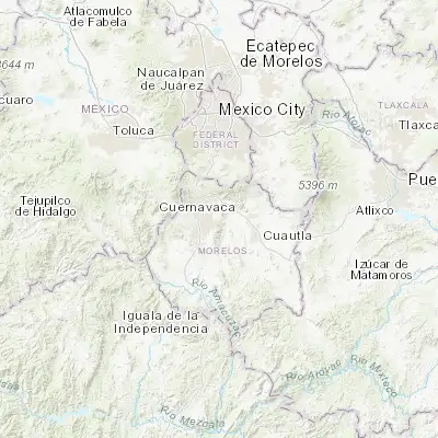 Map showing location of Unidad Habitacional Rinconada Acolapa (18.897220, -99.131390)