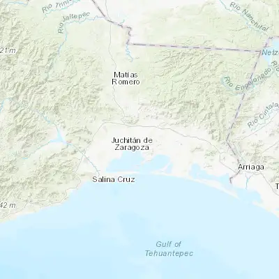 Map showing location of Unión Hidalgo (16.472300, -94.829520)