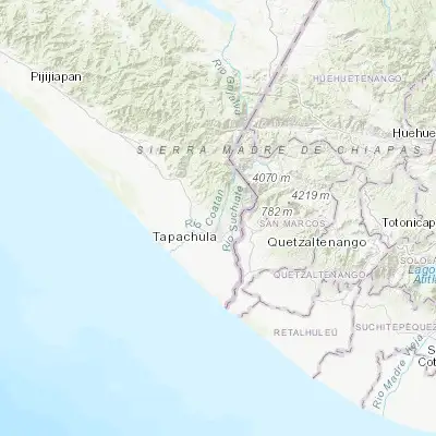 Map showing location of Veinte de Noviembre (14.977300, -92.265090)