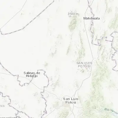 Map showing location of Venado (22.929970, -101.095370)