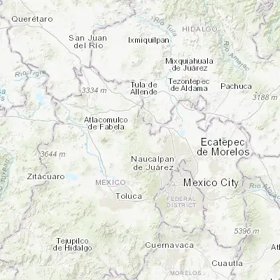 Map showing location of Villa del Carbón (19.728750, -99.463620)