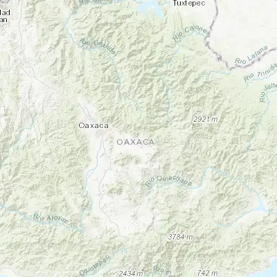 Map showing location of Villa Díaz Ordaz (16.995780, -96.432310)