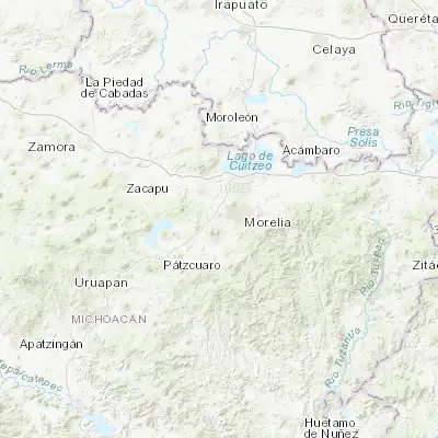 Map showing location of Villa Magna (19.683610, -101.326670)