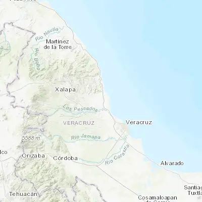 Map showing location of Villa Zempoala (19.444220, -96.407730)